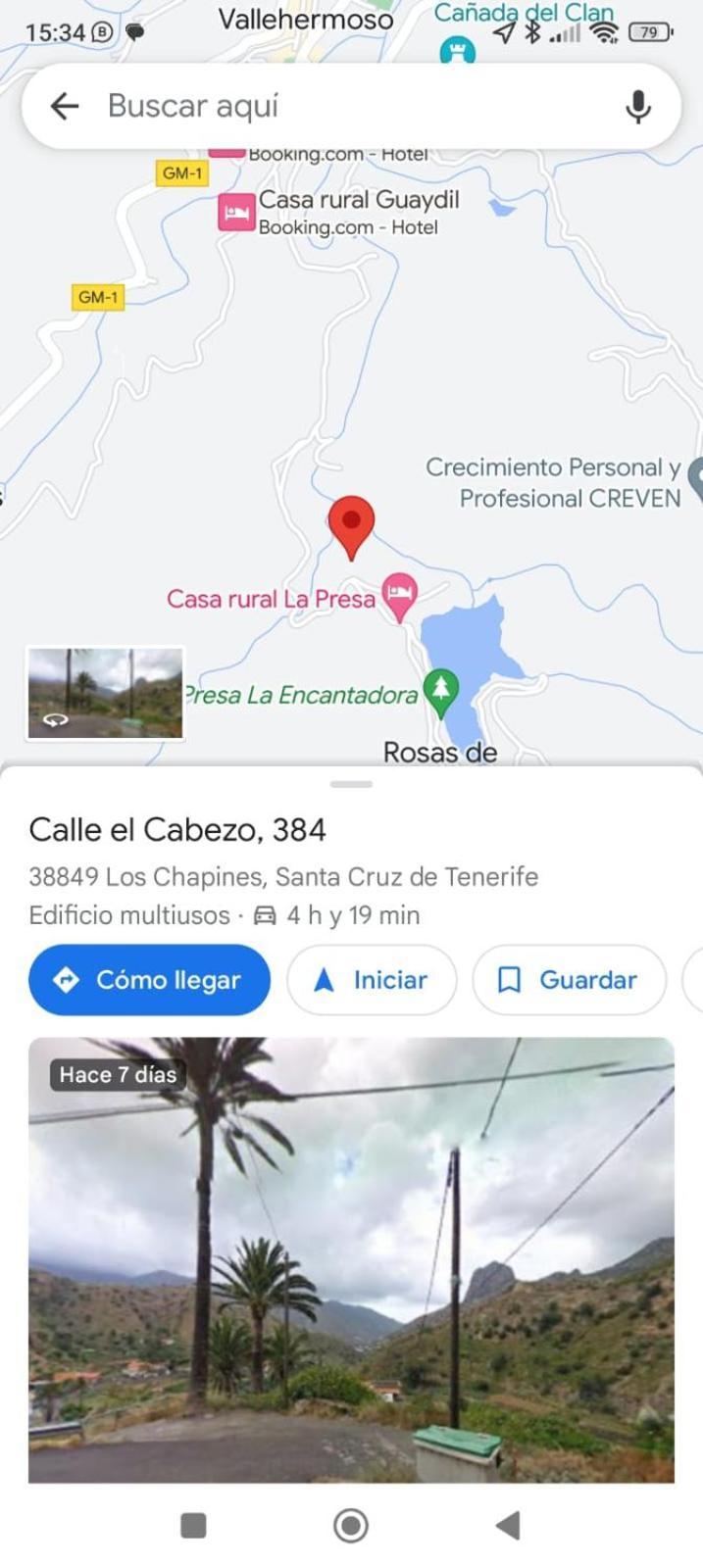 El Cabezo Valle Hermoso Vallehermoso Ngoại thất bức ảnh